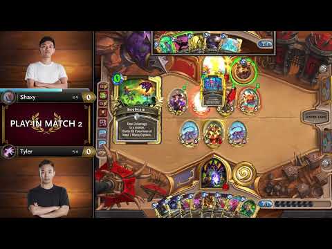 Shaxy vs Tyler - Play-in - Hearthstone Grandmasters Asia-Pacific 2020 Season 1 - Playoffs