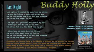 Last Night - Buddy Holly