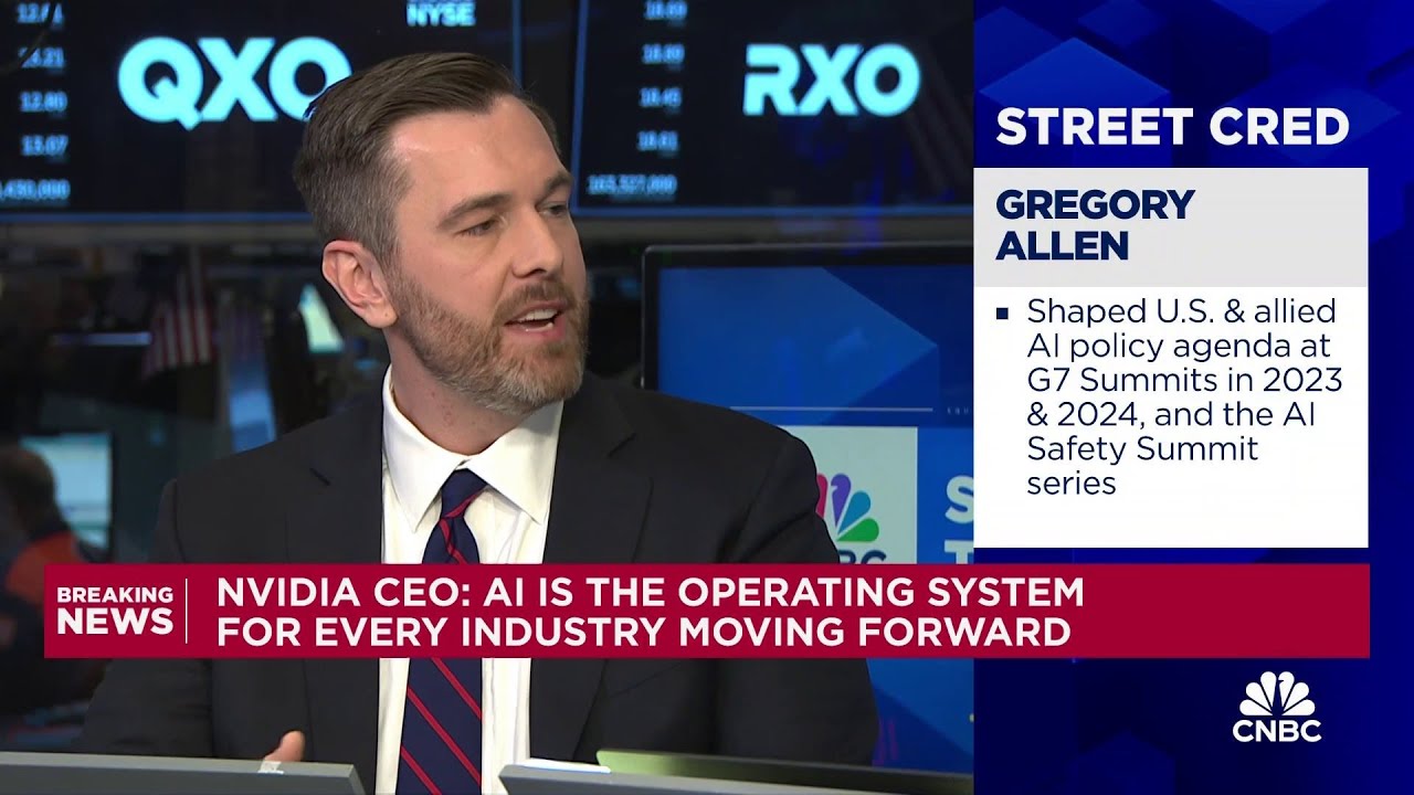 The reality is that policy moves are already impacting Nvidia's stock, says CSIS' Gregory Allen