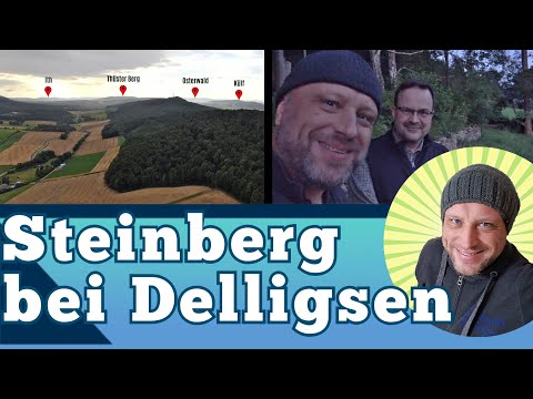 Der Steinberg am Ith-Hils-Weg im Leinebergland bei Delligsen - Wandern zu den Delligser Klippen
