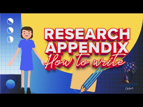 image-What is the content of appendix in research paper?