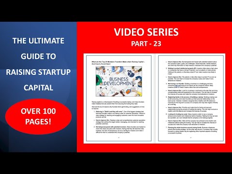 Top 20 Mistakes Founders Make. THE ULTIMATE GUIDE TO RAISING CAPITAL- Video Series: Part 23.
