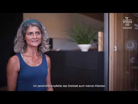 Der SPURENLOS Dreiblatt Hocker