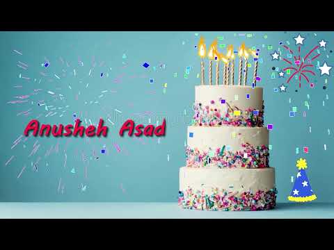 Anusheh Asad Birthday Cake | Happy Birthday Anusheh Asad #birthday #wishes #anushehasad