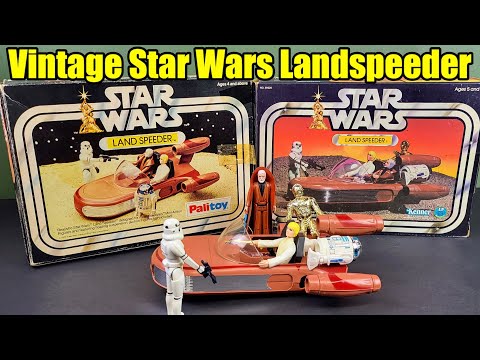 Vintage STAR WARS - Palitoy + Kenner - LANDSPEEDER - Accessory - Action Figures NOT Included!