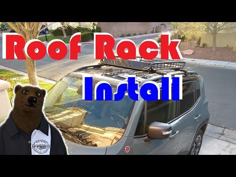 Mounting the $45 Reese Roof Top Cargo Basket on the Jeep