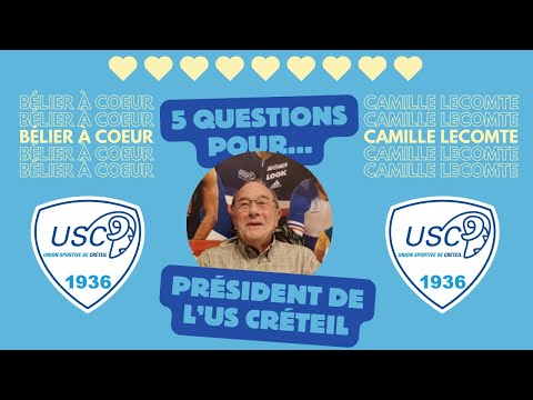 Bélier à cœur avec Camille Lecomte, président de l'US Créteil !