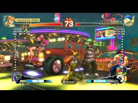 SSF4 AE Adon (ice0age r) vs Yun (GOLDchan) Japanese Ranking Match