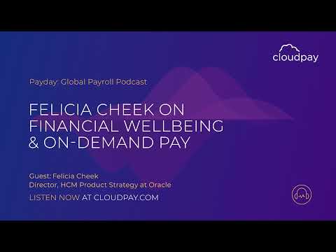 Teaser 1 - Felicia Cheek on Financial Wellbeing and On-Demand Pay.