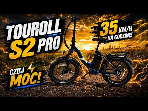  TOUROLL S2 PRO ? Składany E-Bike FAT BIKE | Unboxing i Pierwsza Jazda | Tania Bestia!