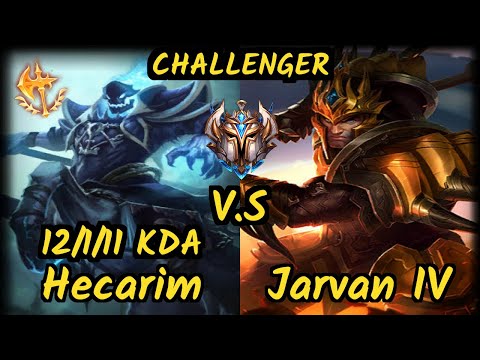 FLA Shrimp (HECARIM) vs JARVAN IV - 12/1/11 KDA JUNGLE CHALLENGER GAMEPLAY - BR