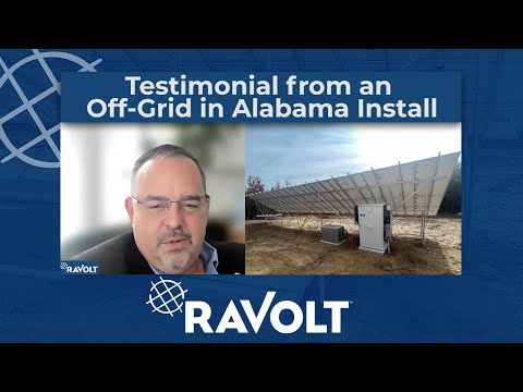 RaVolt - Testimonial from Off-Grid Alabama Installation