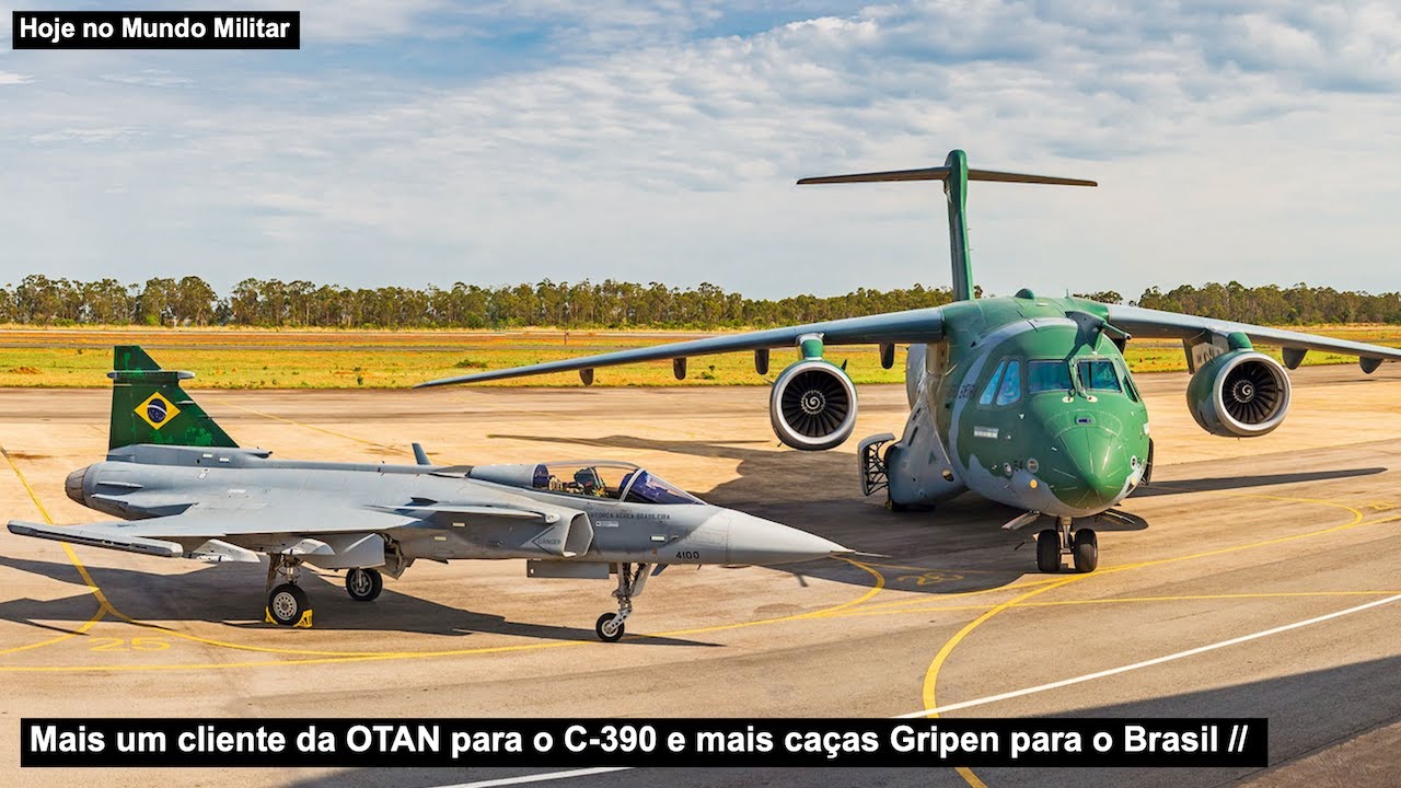 Mais um cliente da OTAN para o C-390 e mais caças Gripen para o Brasil