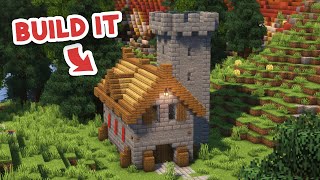 How to Build a Medieval House in Minecraft [TUTORIAL]