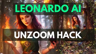 Post processing for ai image generators | Leonardo AI - Unzoom hack (Part 6)