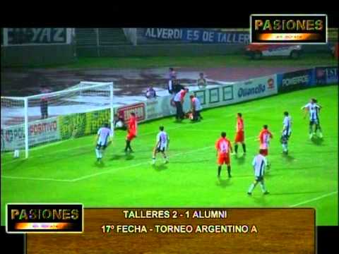 Talleres 2 - 1 Alumni - 17 Fecha - Torneo Argentino A - [1/12/12] PASIONES
