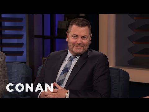 ニック・オフマンは技術に精通していない - CONAN on TBS (Nick Offerman Is Not Tech Savvy - CONAN on TBS)
