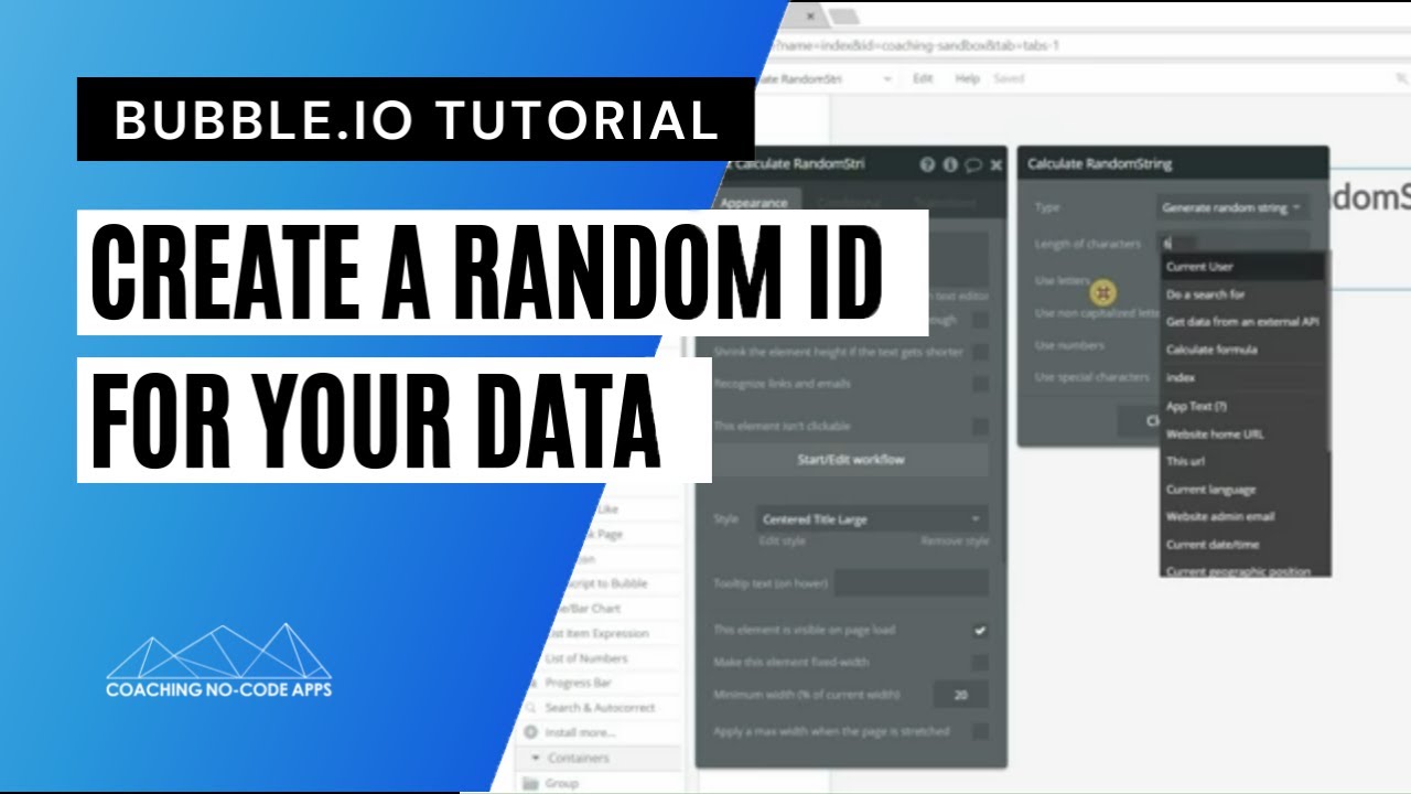 Generating Random Sting of Numbers - Need help - Bubble Forum