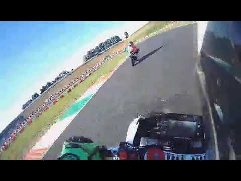 new Franciacorta track on board with ohvale 110 4s. ricky # 27. 9 years civ junior.