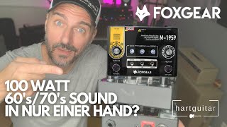 Video thumbnail for gear review • Foxgear V-100, TW-100, HW-103, M-1959 • 100 Serie by hartguitar