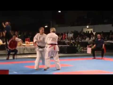 EC Shinkyokushin Lucerne 2013 Moldovan Laura  -65kg Round 2