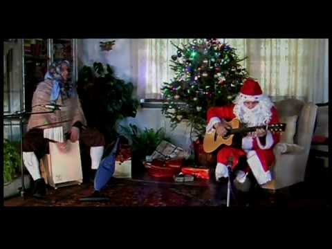White Christmas acoustic guitar by Fabrizio Pieraccini & PF sound