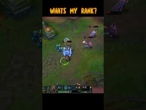 im between iron rank and challenger rank  #leagueoflegends