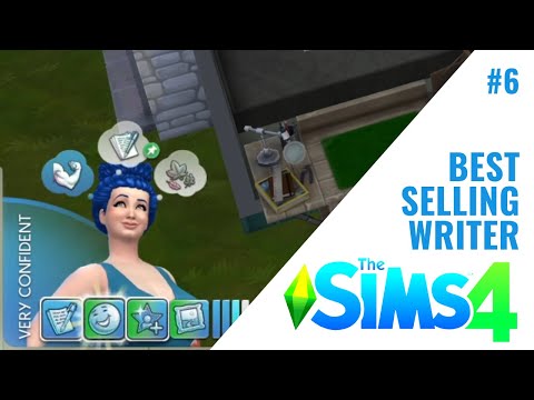 The Sims 4 S01E06 Best-Selling Writer Chill Gameplay (No Commentary)