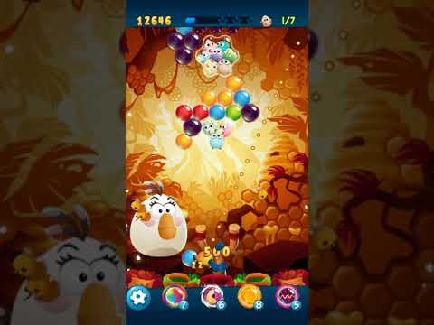 Angry Birds POP Bubble Shooter - Level 123 Gameplay Android walkthrough