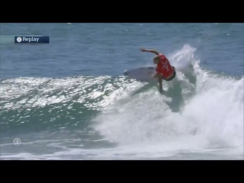 Fanning Opens Up Big in Semis - 2015 Hurley Pro