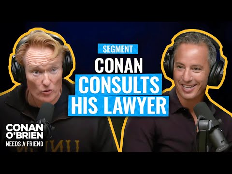 柯南諮詢律師關於在Podcast上唱熱門歌曲的決定！| Conan O'Brien Needs A Friend (Conan Consults His Lawyer About Singing Popular Songs On The Podcast | Conan O'Brien Needs A Friend)