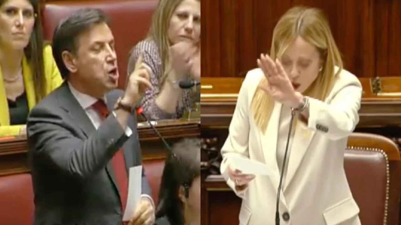 IL BOTTA E RISPOSTA TRA GIORGIA MELONI E CONTE ALLA CAMERA