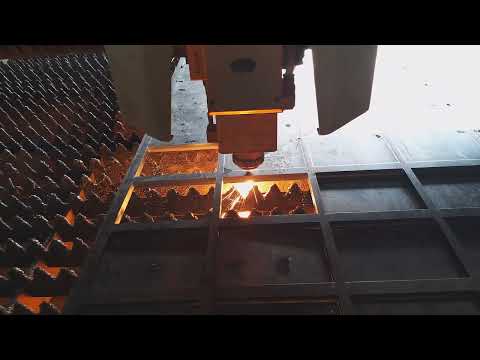 Máy cắt CNC Laser fiber cắt sắt dày 12mm - Cơ khí Đăng Quang