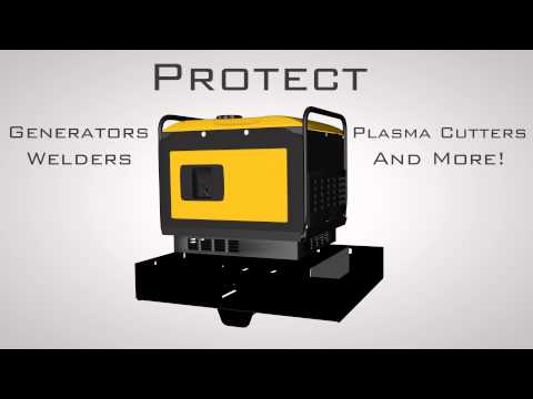 How to protect your generator from theft - Torklift Lock and Load maximum security cargo tray