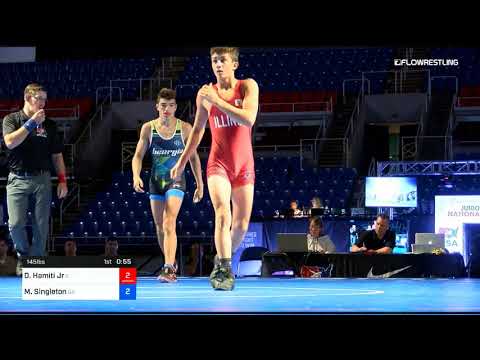 145 Lbs Final Dean Hamiti Jr Illinois Vs Matthew Singleton Georgia
