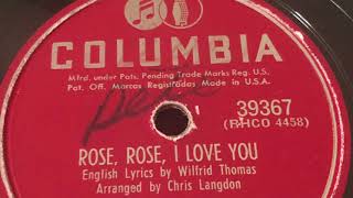 Rose, Rose, I Love You - Frankie Laine 1951