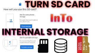 BOOST Your Phone's Storage! Turn SD Card into Internal Storage!