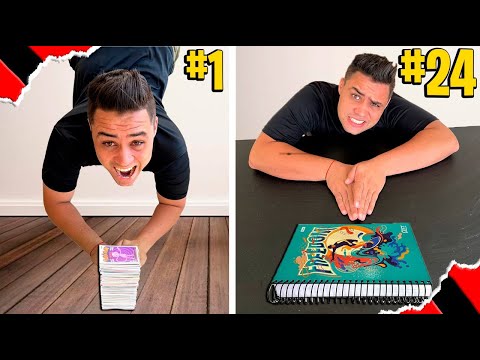 24 MITOS DE BAFÃO EM 24 HORAS! FIGURITALO #bafão #kartutepuk #tepukkartu  #bafo 