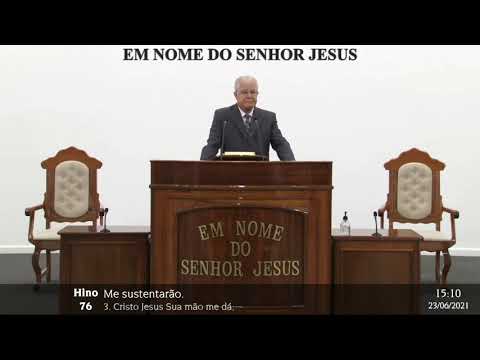 CCB HINO 76 CRISTO JESUS SUA MÃO ME DÁ