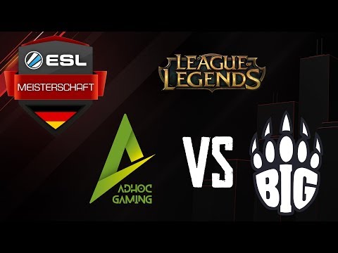ESL MEISTERSCHAFT - AHG vs BIG & AEQ vs GL Division 1 Spieltag 6
