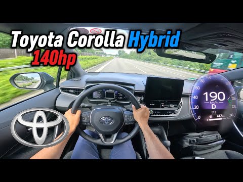 2025 Toyota Corolla (E210) Touring/Kombi 1.8 Hybrid (140 hp) | POV Autobahn Test Drive in Germany
