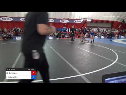 48 Kg Round Of 16 - Dominic Ducato, Illinois Vs Luke Lilledahl, BullTrained Wrestling