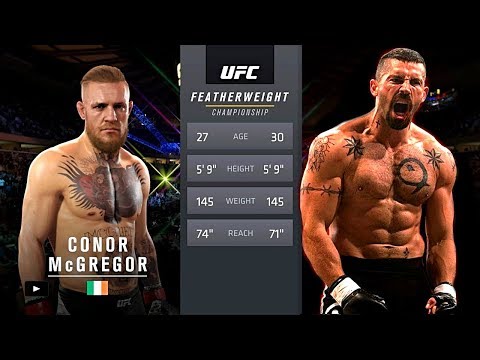 UFC БОЙ Конор Макгрегор vs Юрий Бойка (com.vs com.)