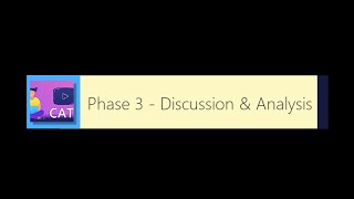 Phase 3 - Discussion & Analysis