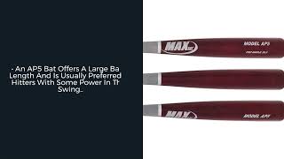 Video thumbnail: Review: MaxBat Pro Maple Wood Baseball Bat (MBAP5)