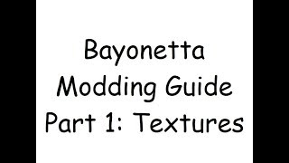 How to retexture models in Bayonetta PC [NO SCAM]