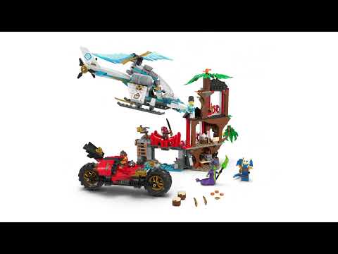 Конструктор LEGO Ninjago Автомобільна битва ніндзя біля будинку на дереві (71857)