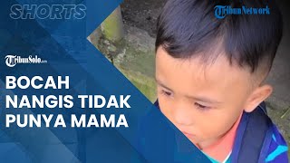 Momen Bocah Nangis Sebut Tidak Punya Mama, Semua Temannya Dijemput Ibunya, sang Ayah: Sabar Ya