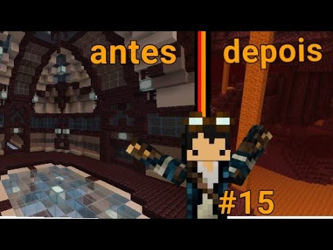 meu maior projeto Nether Hub (Minecraft palácio #15 )
