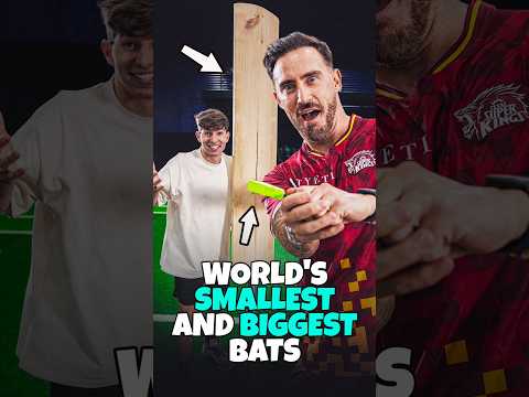 Smallest Bat vs Biggest Bat 🏏